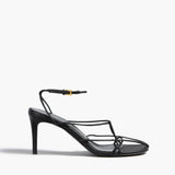 Khaite - Loulou Sandal in Black Leather