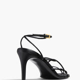 Khaite - Loulou Sandal in Black Leather