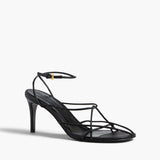 Khaite - Loulou Sandal in Black Leather
