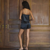 DÔEN - LOURE TOP -- BLACK