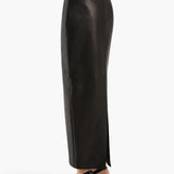 Khaite - Loxley Skirt in Black Leather