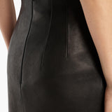 Khaite - Loxley Skirt in Black Leather