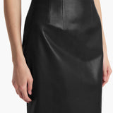 Khaite - Loxley Skirt in Black Leather