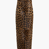 Khaite - Loxley Skirt in Leopard Print Haircalf