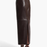 Khaite - Loxley Skirt in Mud Leather