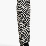 Khaite - Loxley Skirt in Zebra Print Haircalf