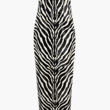 Khaite - Loxley Skirt in Zebra Print Haircalf