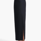 Khaite - Loxley Skirt in Navy and White Stripe