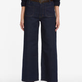 FRAME - Le Pixie Slim Palazzo Modern Pocket -- Rinse