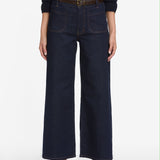 FRAME - Le Pixie Slim Palazzo Modern Pocket -- Rinse