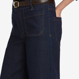 FRAME - Le Pixie Slim Palazzo Modern Pocket -- Rinse