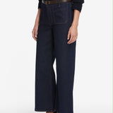 FRAME - Le Pixie Slim Palazzo Modern Pocket -- Rinse