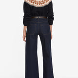 FRAME - Le Pixie Slim Palazzo Modern Pocket -- Rinse
