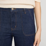 FRAME - Le Pixie Slim Palazzo Pintuck Pocket