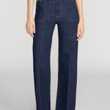 FRAME - Le Pixie Slim Palazzo Pintuck Pocket