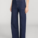 FRAME - Le Pixie Slim Palazzo Pintuck Pocket