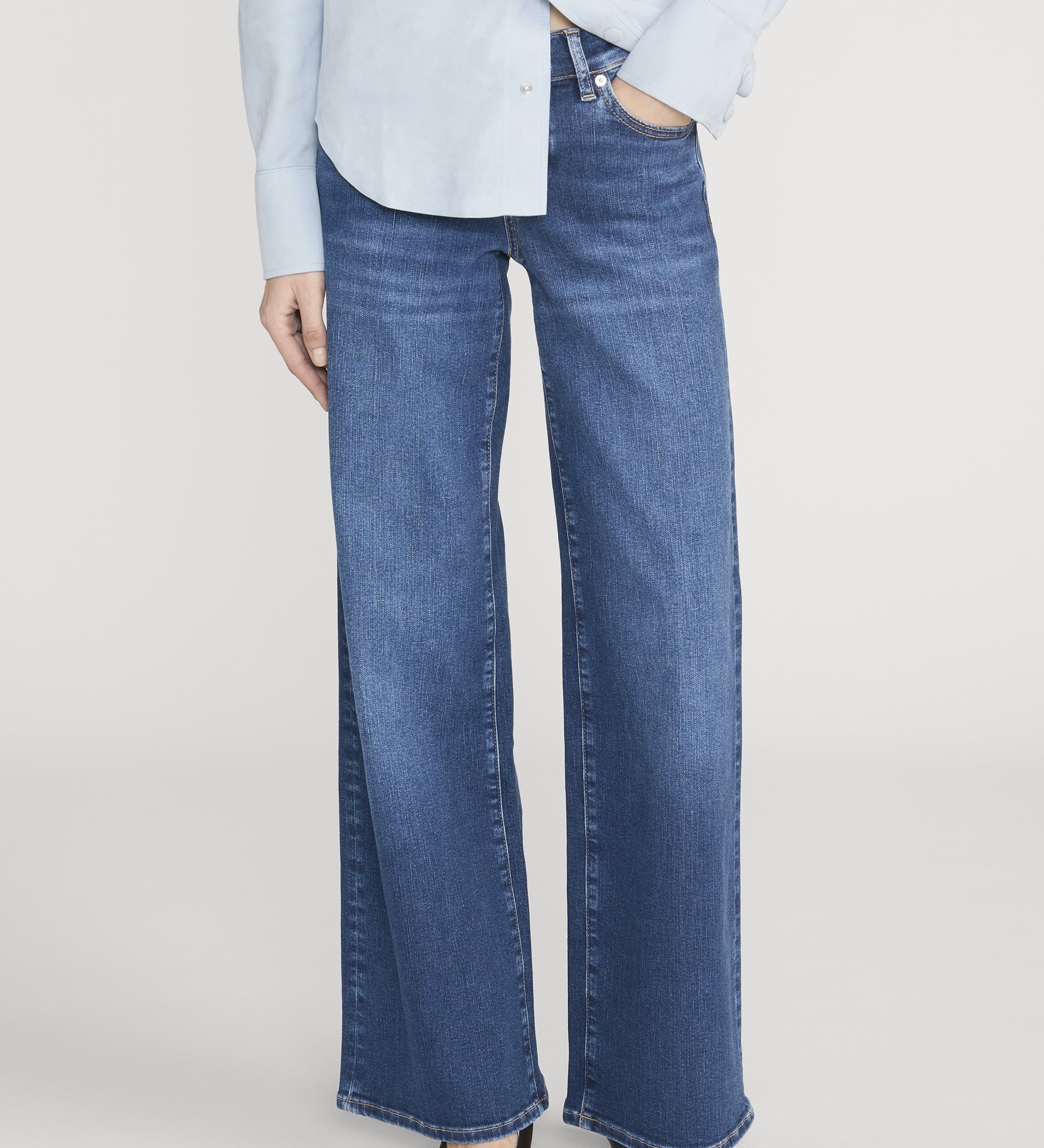 FRAME - Low Rise Le Slim Palazzo