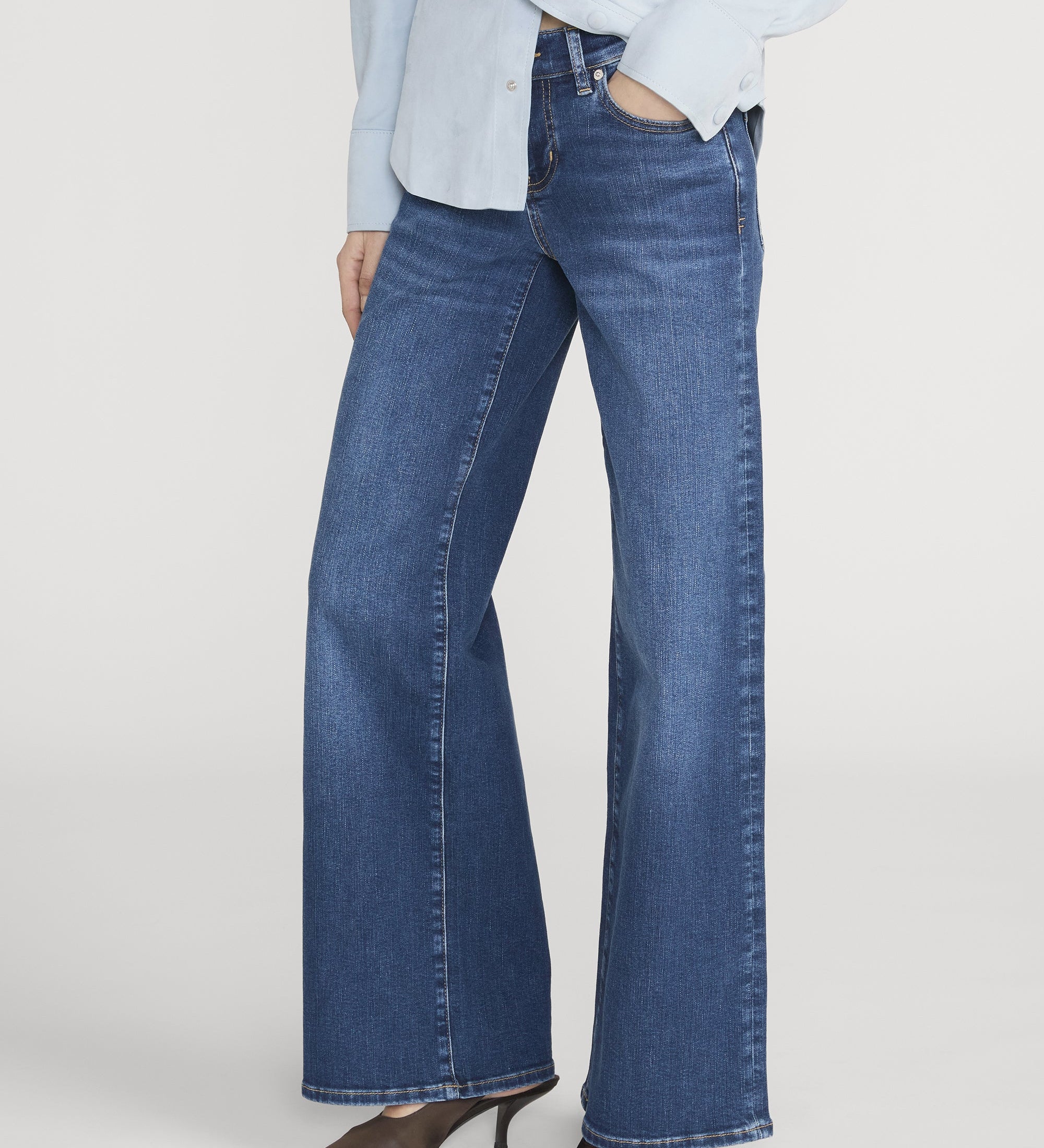 FRAME - Low Rise Le Slim Palazzo