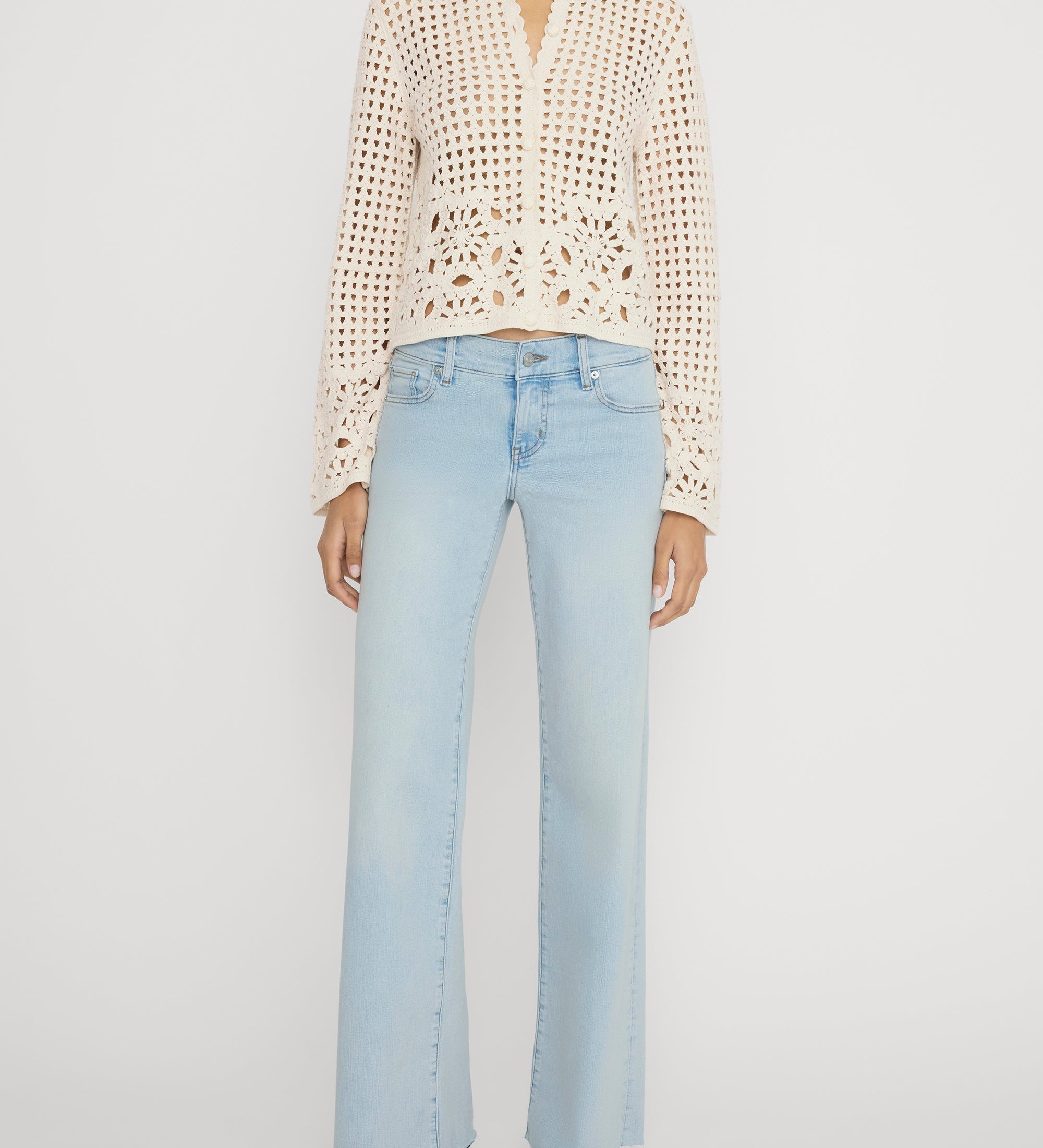 FRAME - Low Rise Le Slim Palazzo