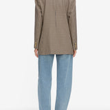 FRAME - The Houndstooth Blazer -- Navy Multi