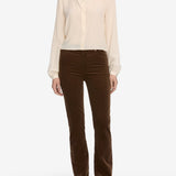 FRAME - Le Sleek Straight Corduroy -- Bitter Chocolate