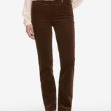 FRAME - Le Sleek Straight Corduroy -- Bitter Chocolate