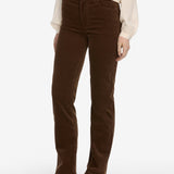 FRAME - Le Sleek Straight Corduroy -- Bitter Chocolate