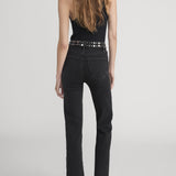 FRAME - Le Sleek Straight Studded -- Meteor