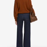 FRAME - The Cashmere Brushed Sweater -- Rust