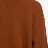 FRAME - The Cashmere Brushed Sweater -- Rust