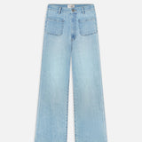 FRAME - Le Slim Palazzo Bardot Pocket