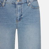 FRAME - Le Slim Palazzo Crop -- Tribute Raw Fray