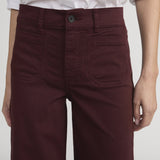 FRAME - Le Slim Palazzo Modernist Pocket -- Cabernet