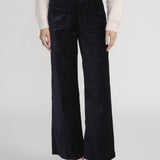 FRAME - Le Slim Palazzo Modernist Pocket -- Navy Velvet