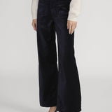 FRAME - Le Slim Palazzo Modernist Pocket -- Navy Velvet