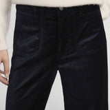 FRAME - Le Slim Palazzo Modernist Pocket -- Navy Velvet