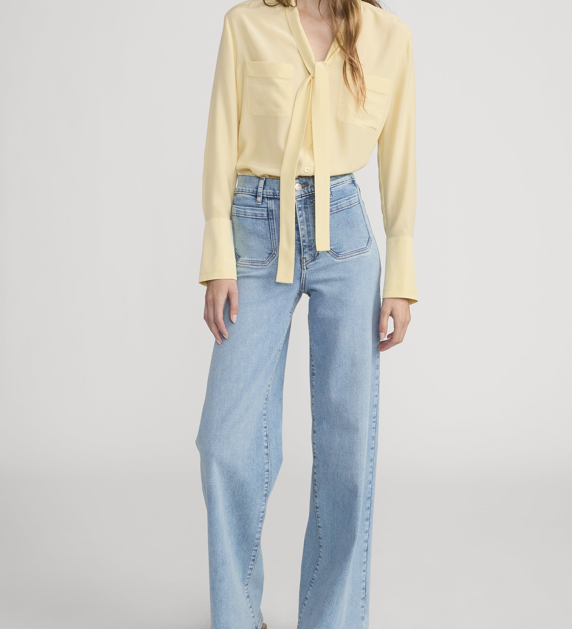 FRAME - Le Slim Palazzo Modernist Pocket