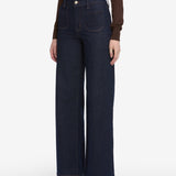 FRAME - Le Slim Palazzo Modernist Pocket -- Rinse