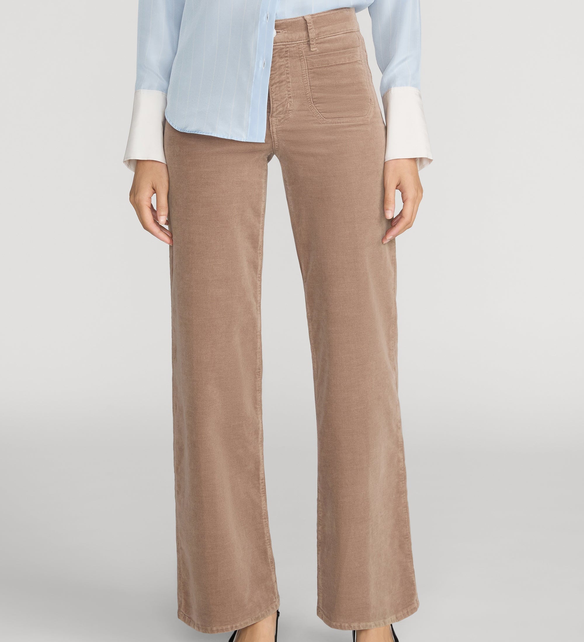 FRAME - Le Slim Palazzo Modernist Pocket Corduroy