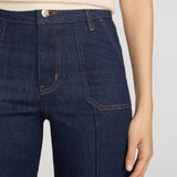 FRAME - Le Slim Palazzo Pintuck Pocket