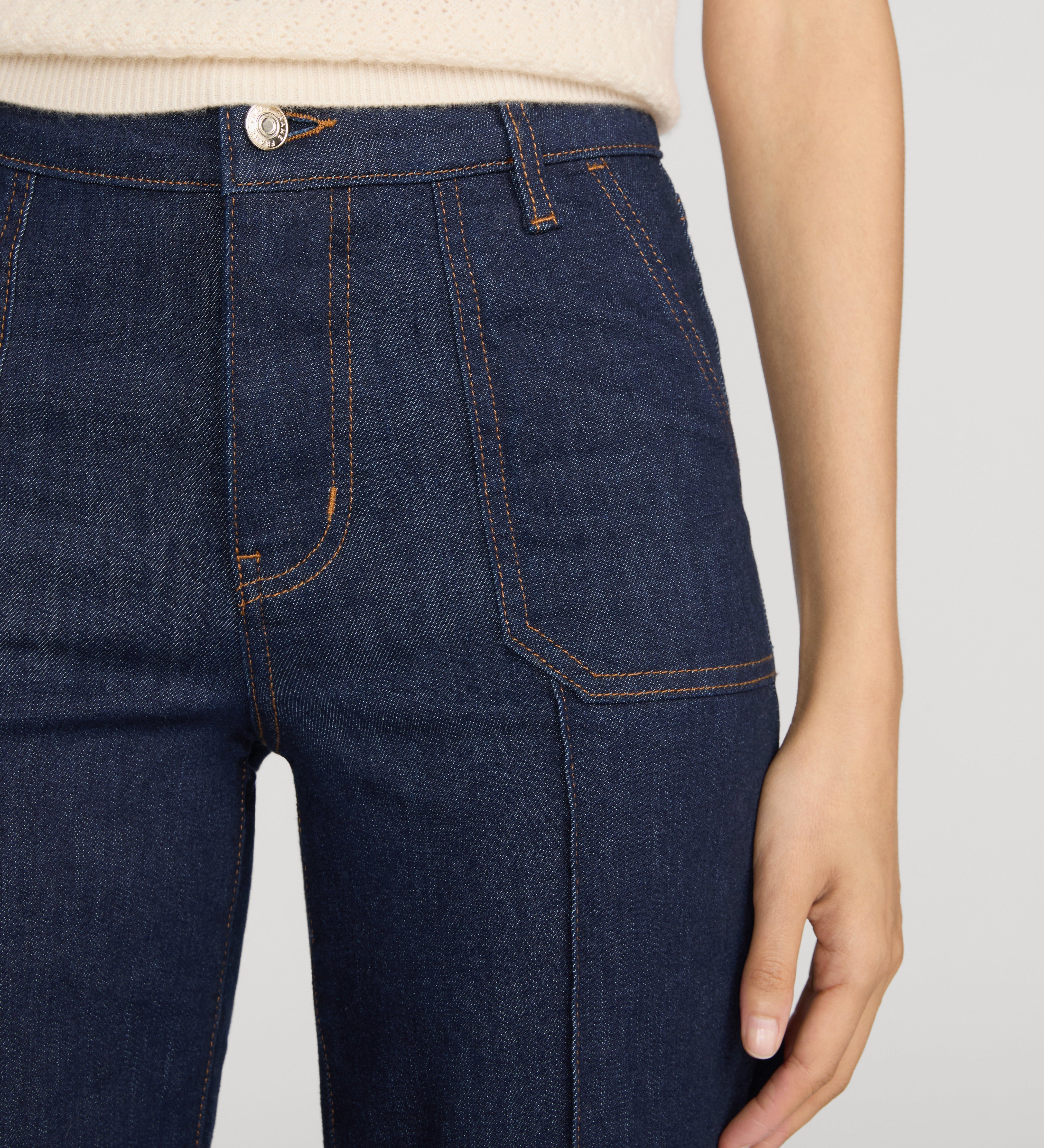 FRAME - Le Slim Palazzo Pintuck Pocket