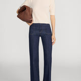 FRAME - Le Slim Palazzo Pintuck Pocket