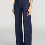 FRAME - Le Slim Palazzo Pintuck Pocket