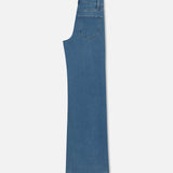 FRAME - Le Slim Palazzo Raw Fray -- Clearwater