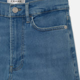 FRAME - Le Slim Palazzo Raw Fray -- Clearwater