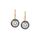 Dorsey - LUCIEN WHITE SAPPHIRE LEVERBACK, GOLD