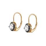 Dorsey - LUCIEN WHITE SAPPHIRE LEVERBACK, GOLD