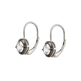 Dorsey - LUCIEN WHITE SAPPHIRE LEVERBACK, SILVER