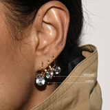 Dorsey - LUCIEN WHITE SAPPHIRE LEVERBACK, SILVER