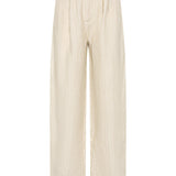 Posse - LUCILLE TROUSER - BEIGE PINSTRIPE